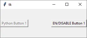 Tkinter Button States - DISABLED and NORMAL