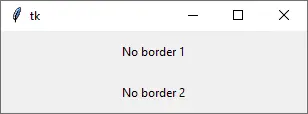Tkinter Label_no border