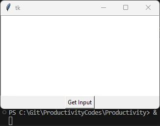 Use the get Method to Get Tkinter Text Box Input in Tkinter