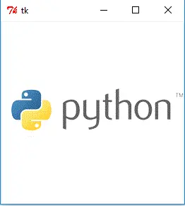 Imagen de Tkinter en la etiqueta