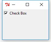 Tkinter Tutorial Checkbutton Esempio di base