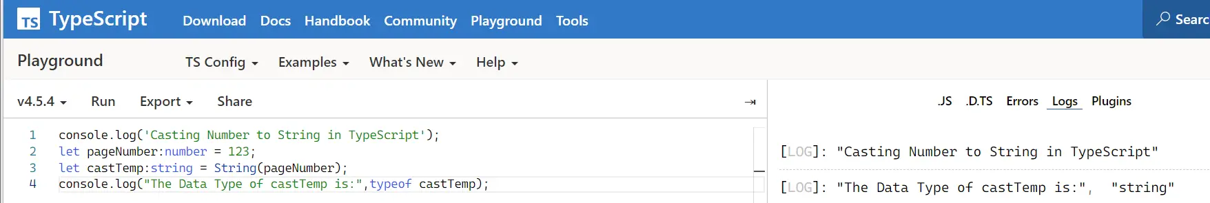 Casting a Number to String Using String Constructor