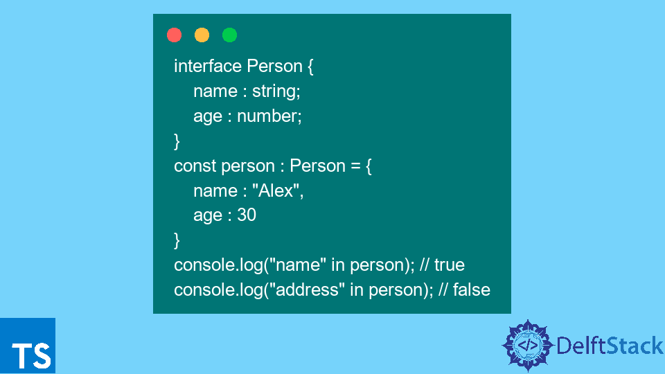 Interface-Typ-Prüfung in TypeScript