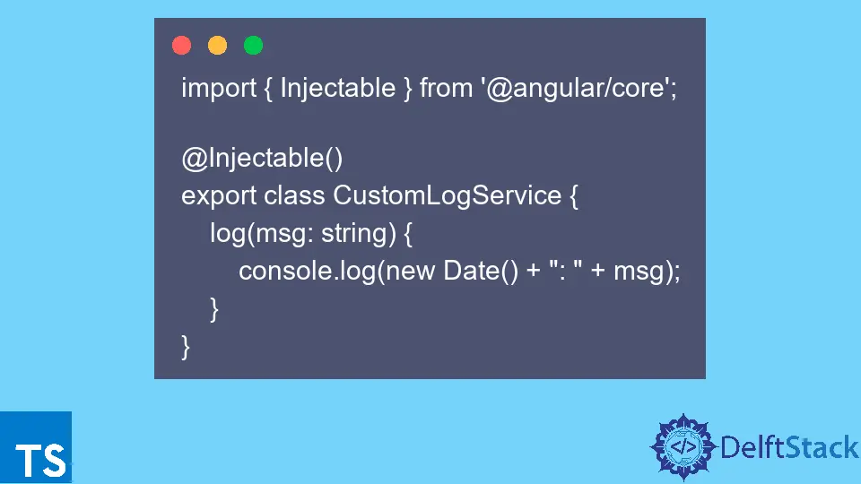 Escriba el contenedor console.log para Angular 2 en TypeScript