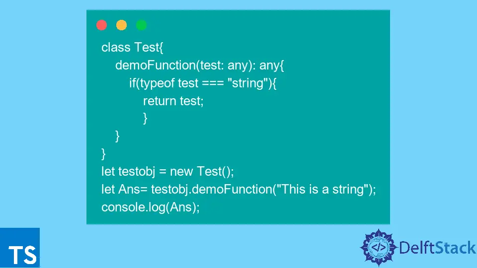 TypeScript 유형의