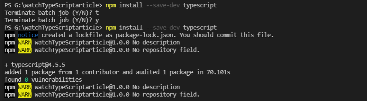 Configure the TypeScript