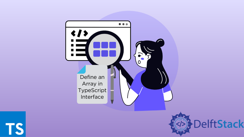 Define an Array in TypeScript Interface