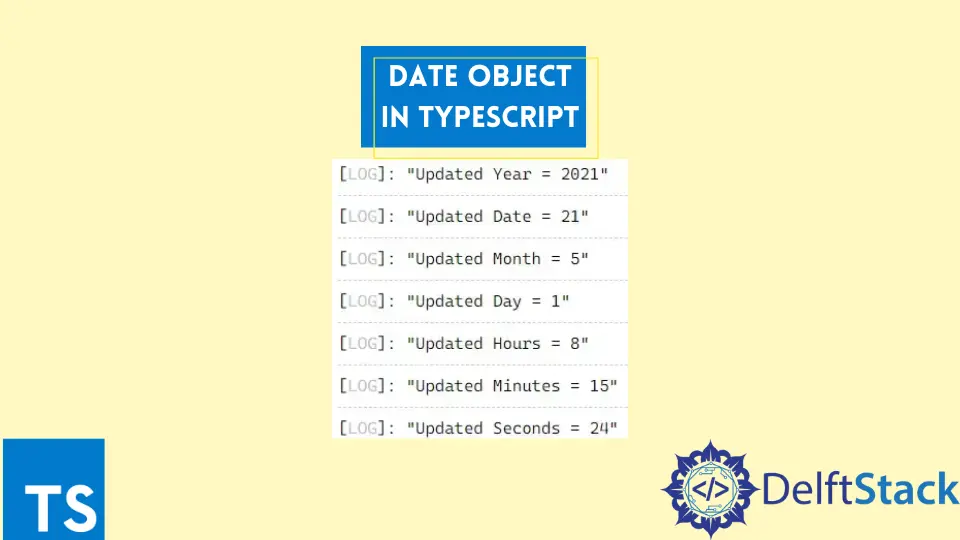 Datumsobjekt in TypeScript