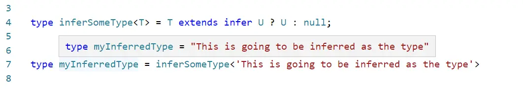 Typescript Infer - Output 8