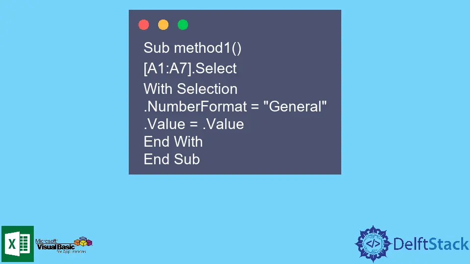 Microsoft Excel VBA でテキストを数値に変換する