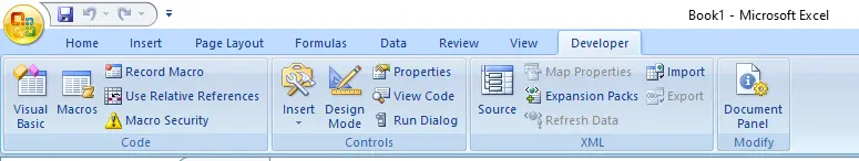 Rufen Sie das Benutzerformular auf, initialisieren Sie es in VBA - klicken Sie auf Visual Basic