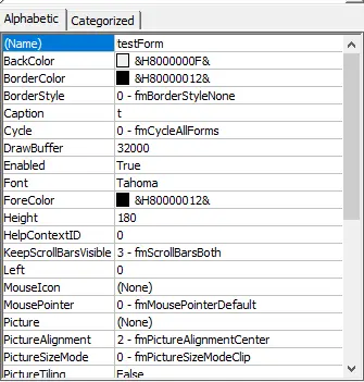 call userform initialize in vba - update form name
