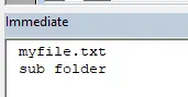 VBA でファイル システム オブジェクトを使用してフォルダからサブ フォルダ名を確認