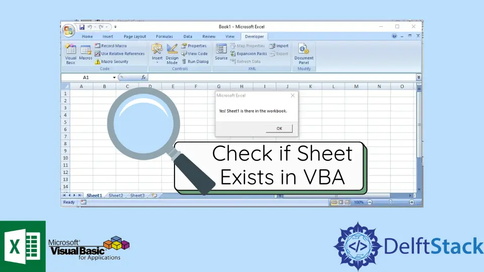 How to Check if Sheet Exists in VBA