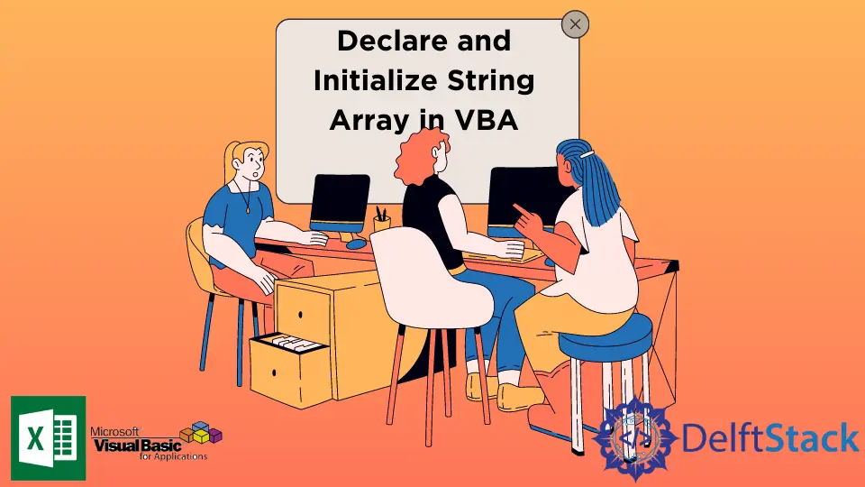 Deklarieren und initialisieren das String-Array in VBA
