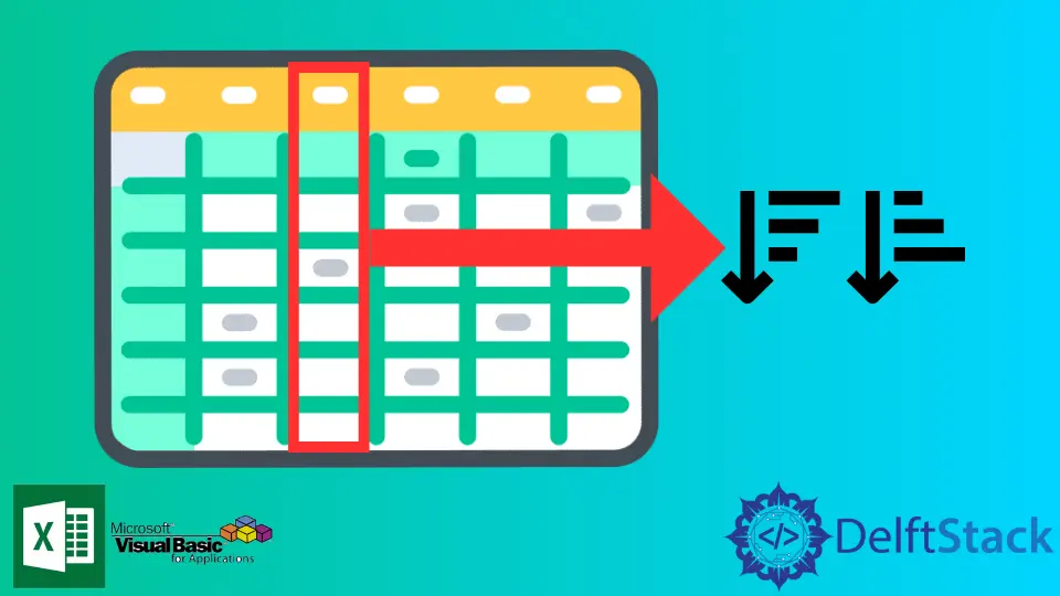 How to Sort Data Range by Specific Column in Excel VBA