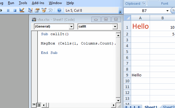 Set Formulas for a Cell in VBA | Delft Stack