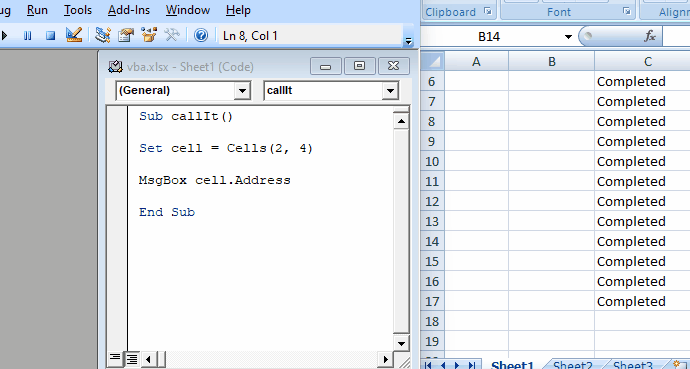 Set Formulas for a Cell in VBA | Delft Stack