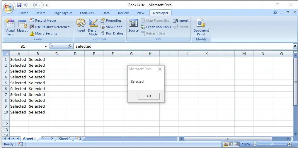 getting value of range of multiple cells in variable range in VBA