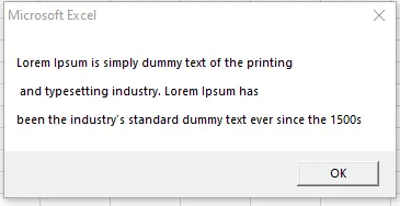 How to Add New Line in VBA