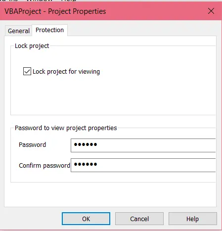 Uncheck Lock project from viewing in the protection tab