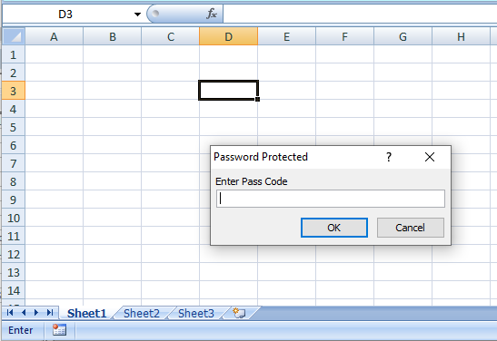 protection from executing in VBA