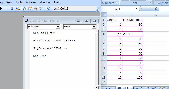 Set Formulas for a Cell in VBA | Delft Stack