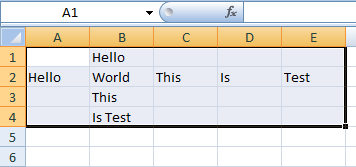 selecting current region in VBA