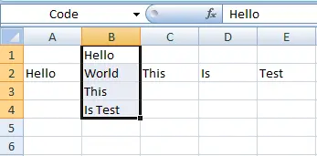 在 VBA 中選擇一個命名的單元格範圍