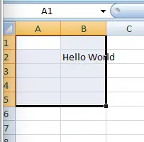 sélectionner une plage de cellules dans VBA