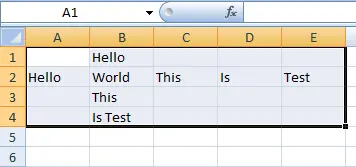 selecting current region in VBA