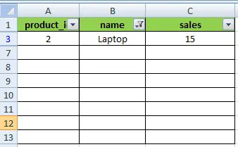 VBA のいくつかの基準でオートフィルターを使用する