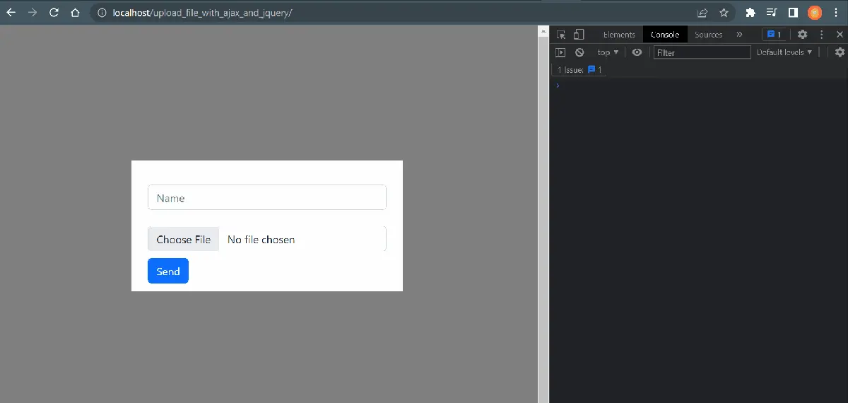 Use ajax and jQuery to Upload File and Input