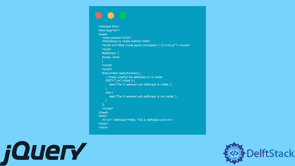 jQuery の is(:visible)