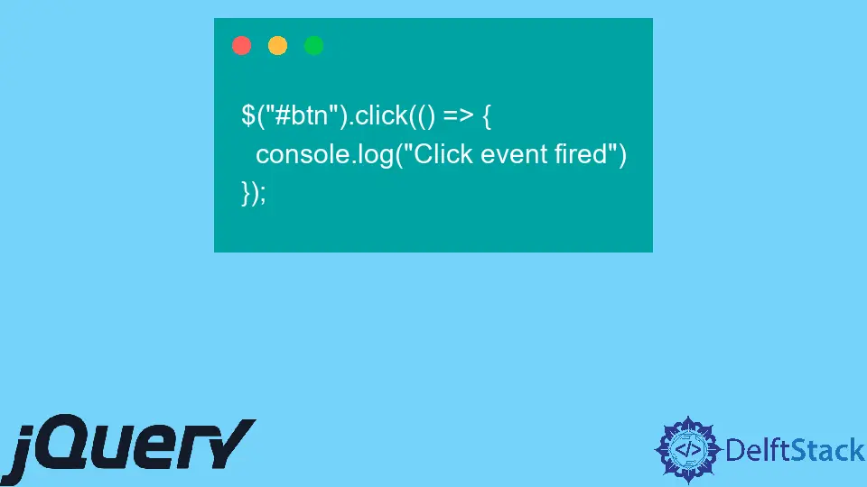 Button-Klick-Ereignis in jQuery handhaben