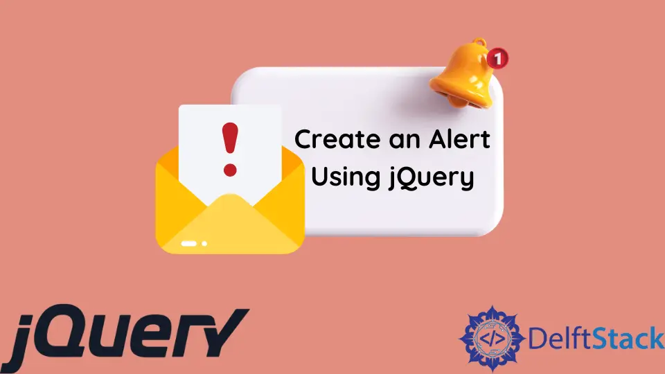 Crear una alerta usando jQuery