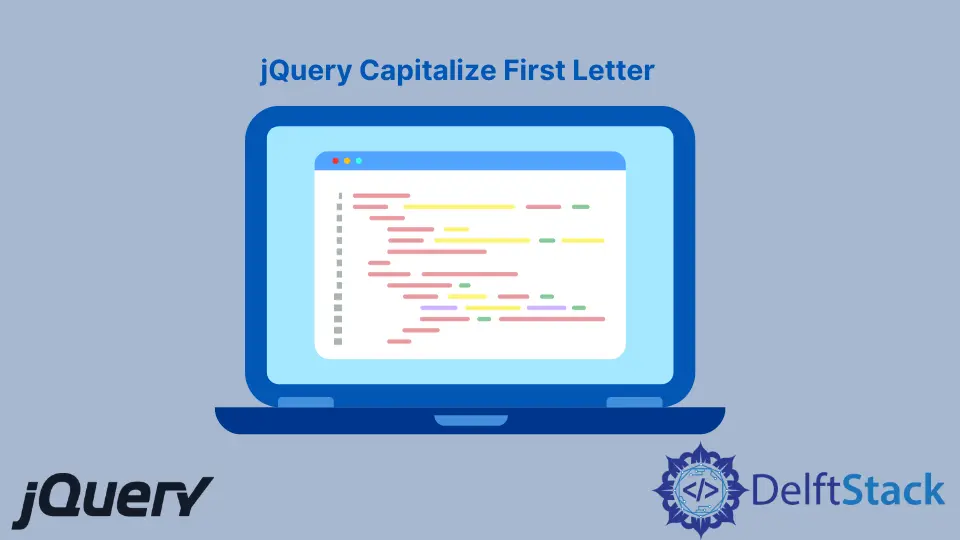 jQuery Poner en mayúscula la primera letra