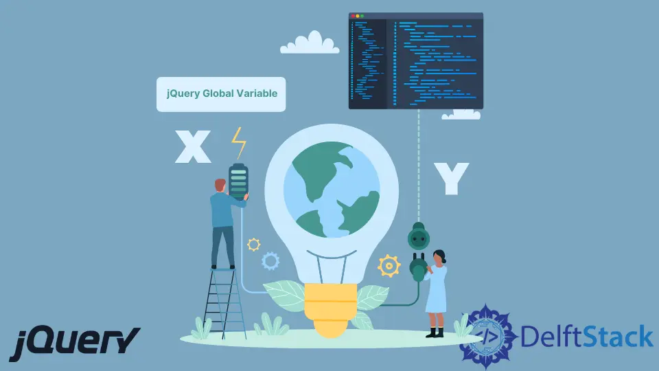 Globale jQuery-Variable