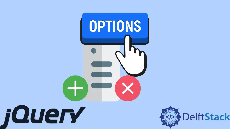 Entfernen, Hinzufügen und Auswählen der Optionen eines Select-Tags mit jQuery