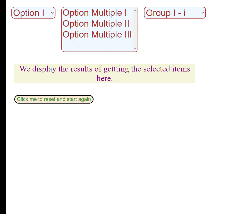 jQuery get selected option with filter method