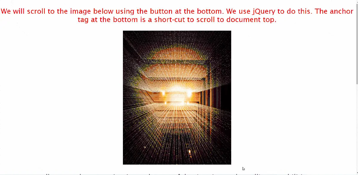 JQuery 滚动到文档顶部快捷方式