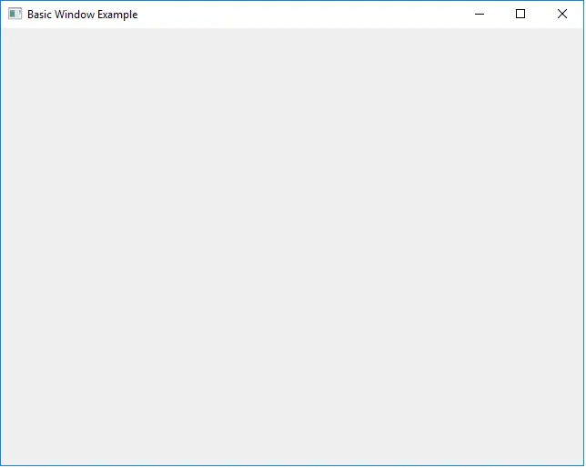 PyQt5 基本窗口